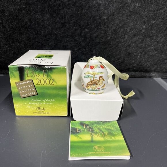VTG‎ Hutschenreuther DAS EI 2002 Egg Ornaments With Box - Picture 2 of 7